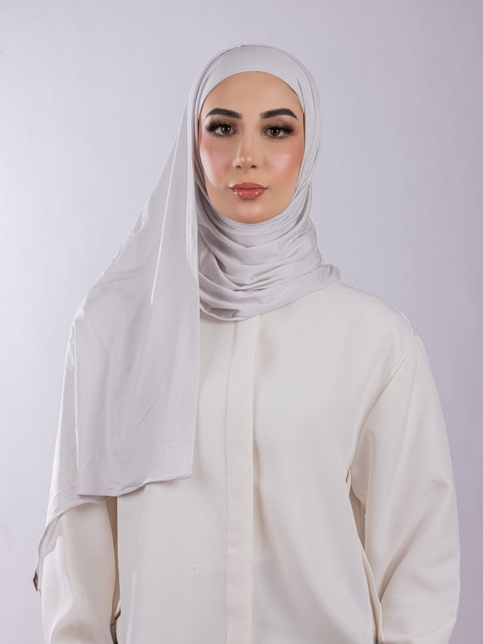 Easy To Wear Desgin | Italian Cotton | Silver Lilac - MOLTTE