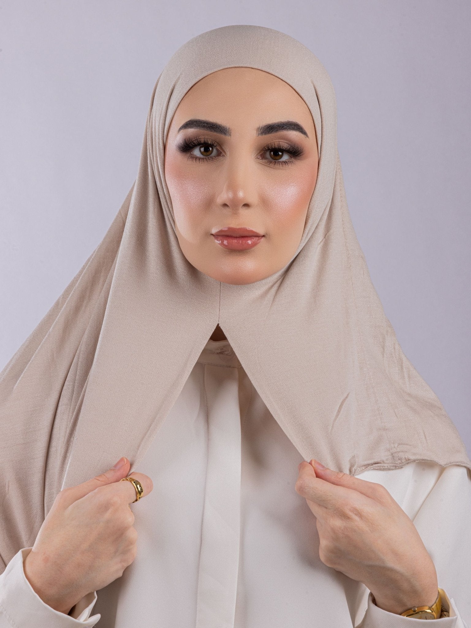 Easy To Wear Desgin | Italian Cotton | Warm Taupe - MOLTTE