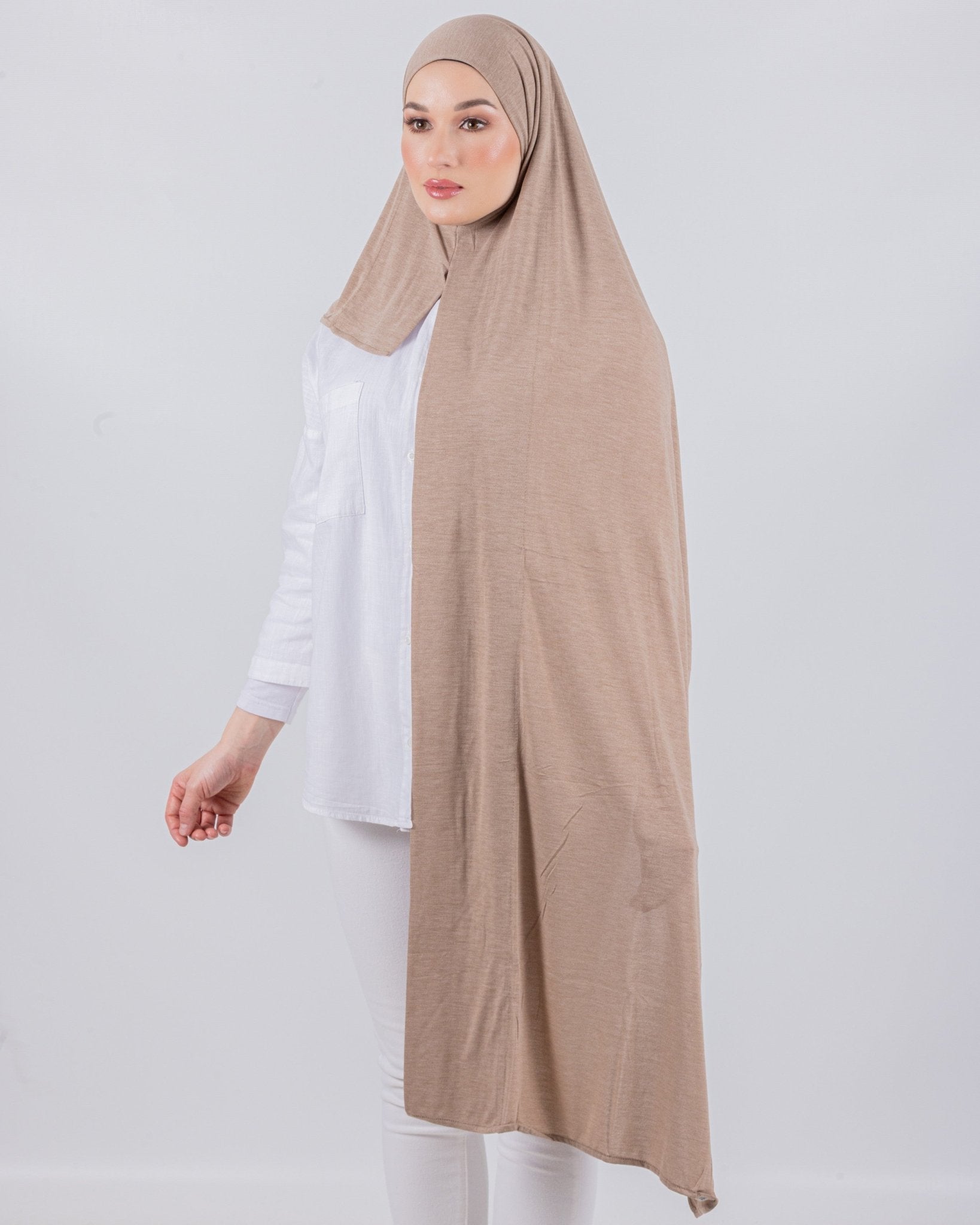 Easy To Wear Desgin | Moltte Signature Cotton | Creamy Beige - MOLTTE