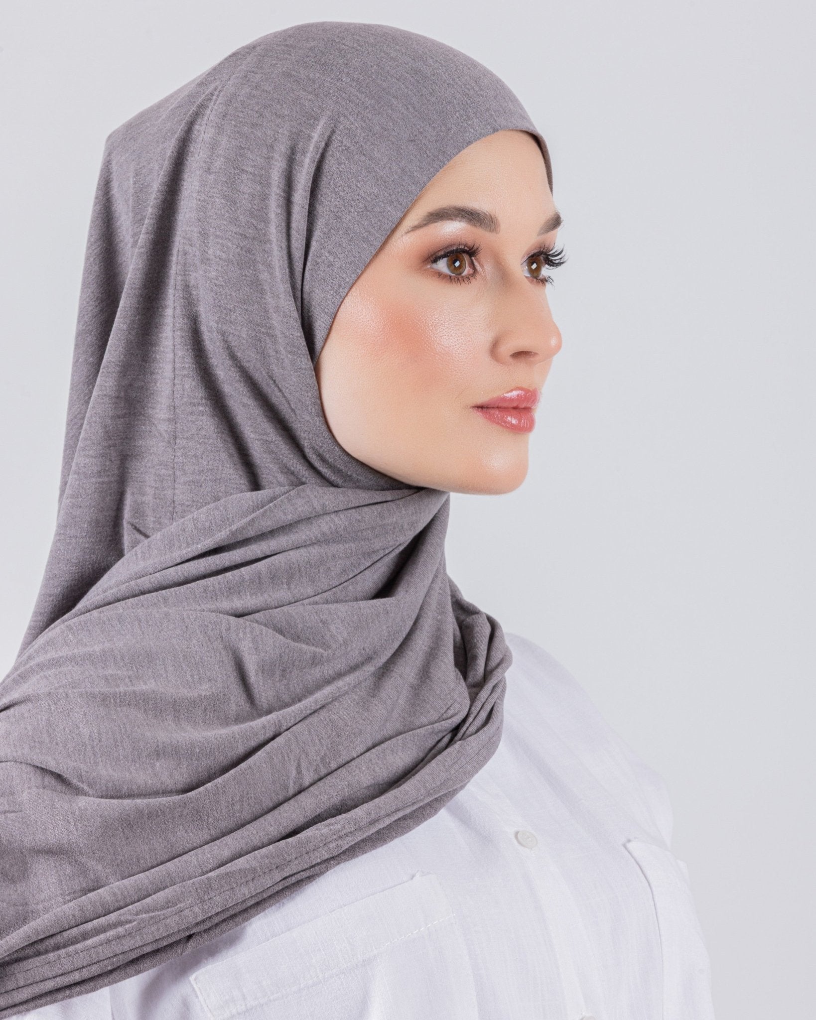Easy To Wear Desgin | Moltte Signature Cotton | Lavender Gray - MOLTTE