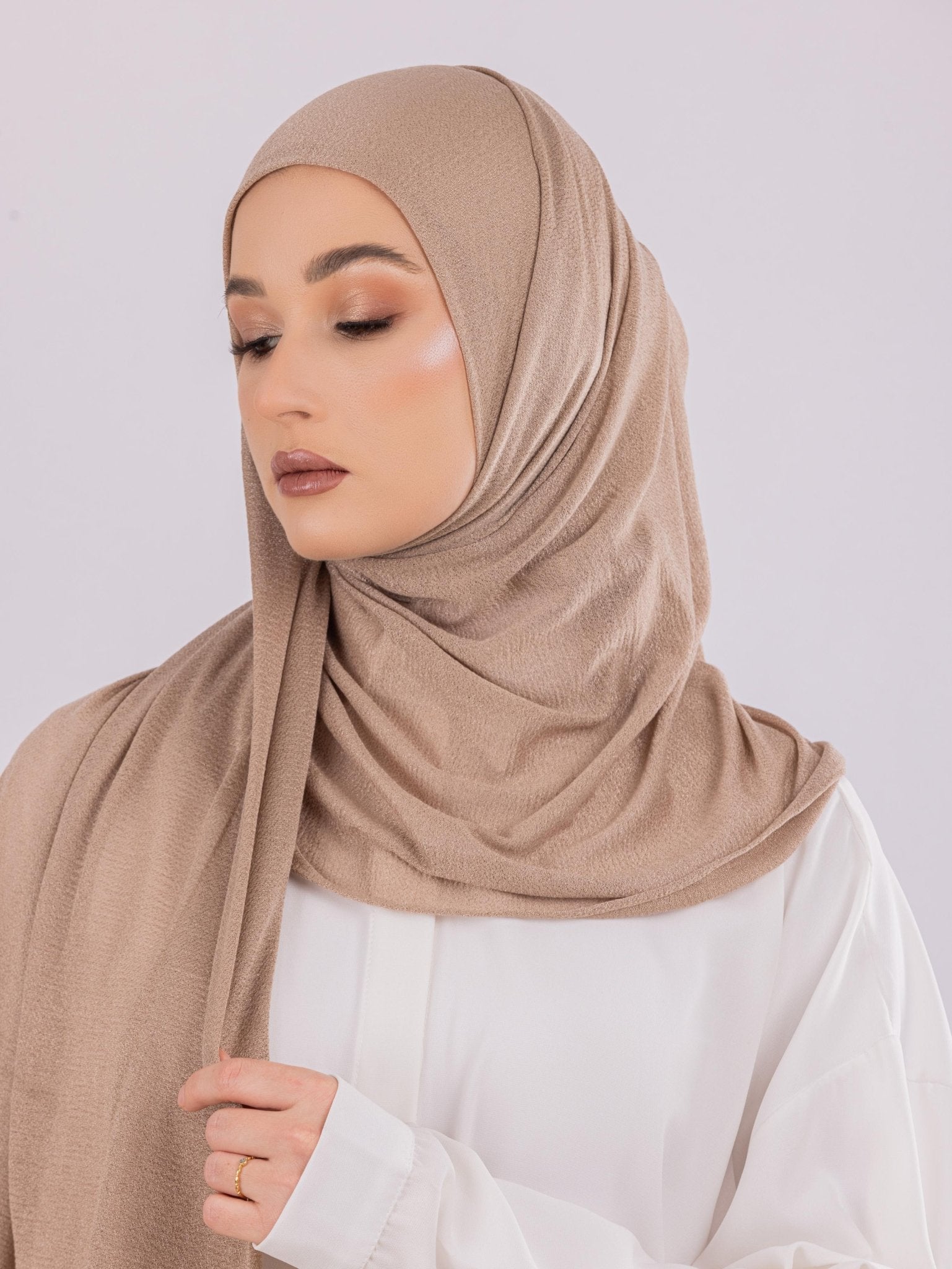 Easy To Wear Design | Malaysian Crush Cotton | Cinnamon - MOLTTE