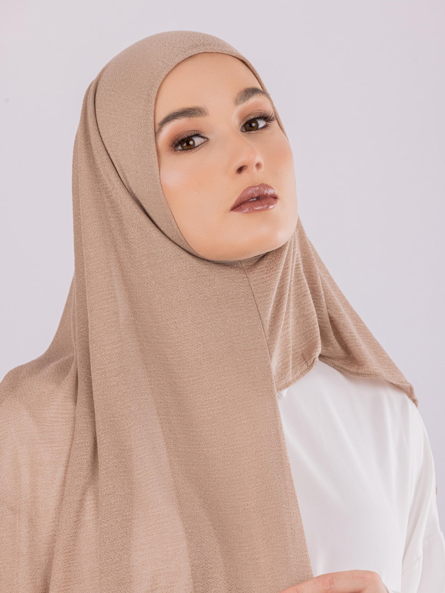 Easy To Wear Design | Malaysian Crush Cotton | Cinnamon - MOLTTE