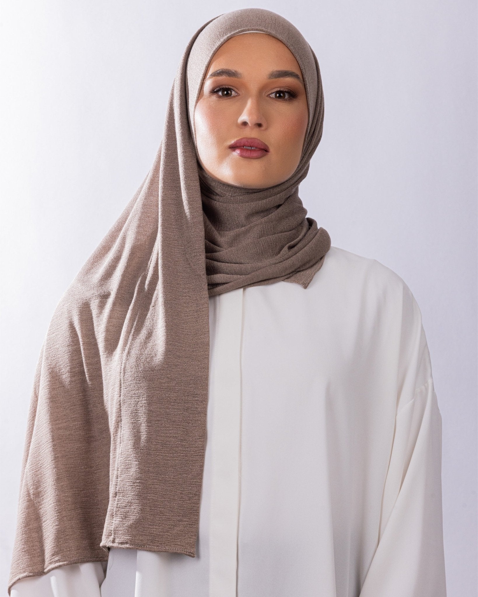 Easy To Wear Design | Malaysian Crush Cotton | Cocoa Brown - MOLTTE