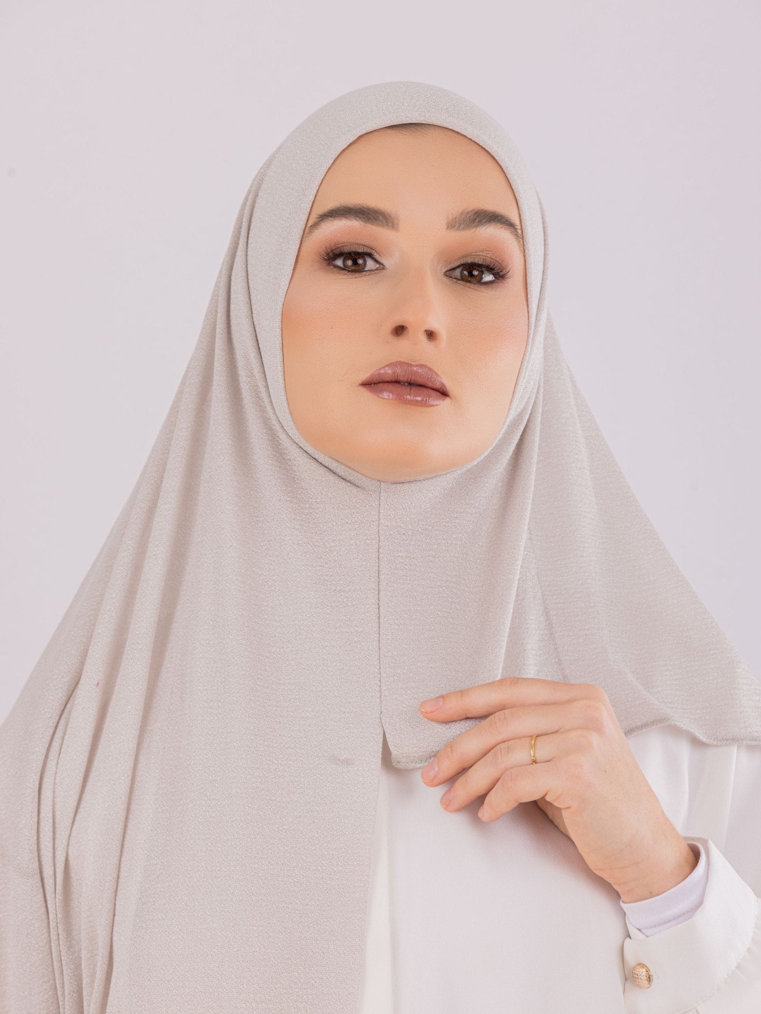 Easy To Wear Design | Malaysian Crush Cotton | Pale Mauve - MOLTTE