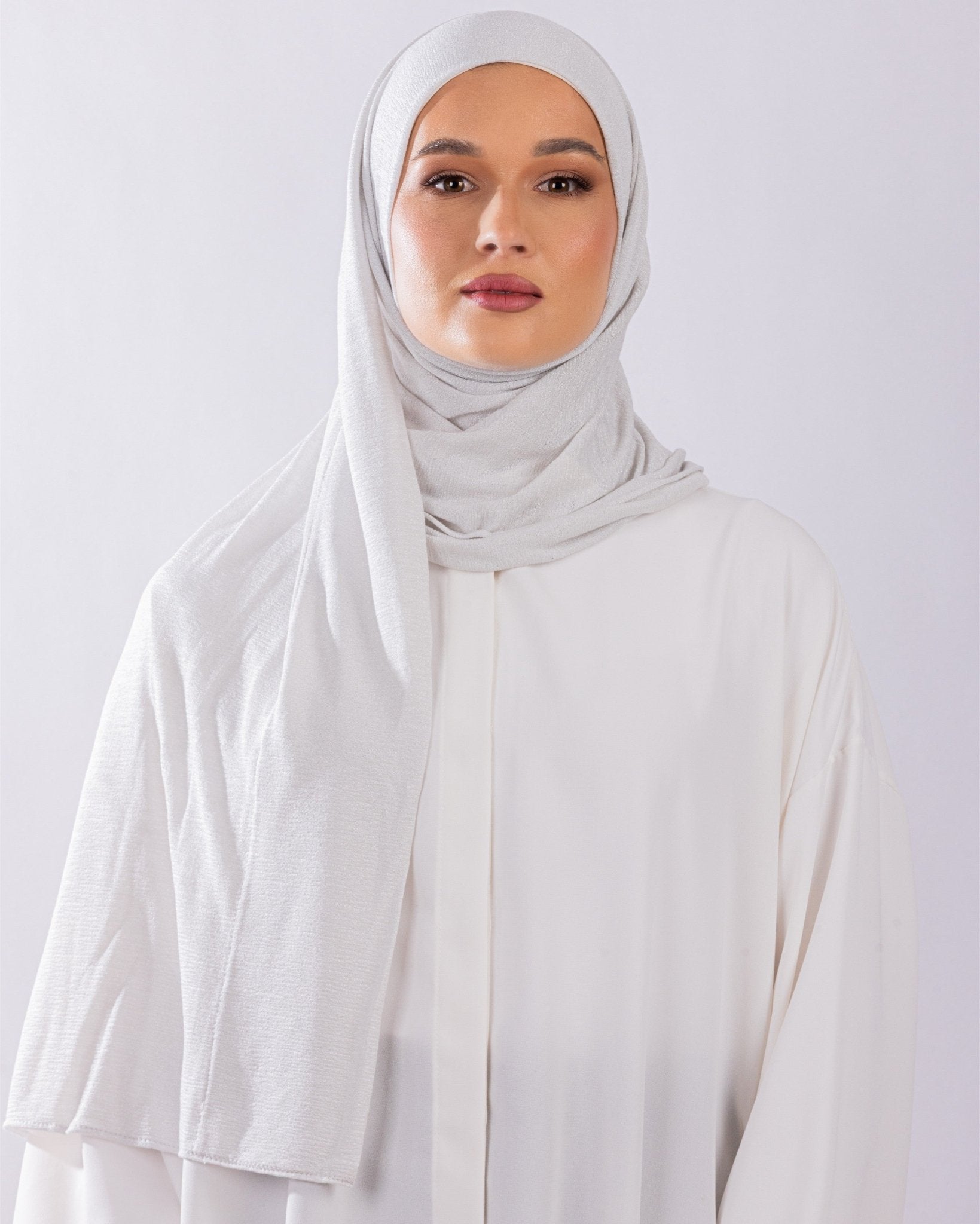 Easy To Wear Design | Malaysian Crush Cotton | Silver Lilac - MOLTTE