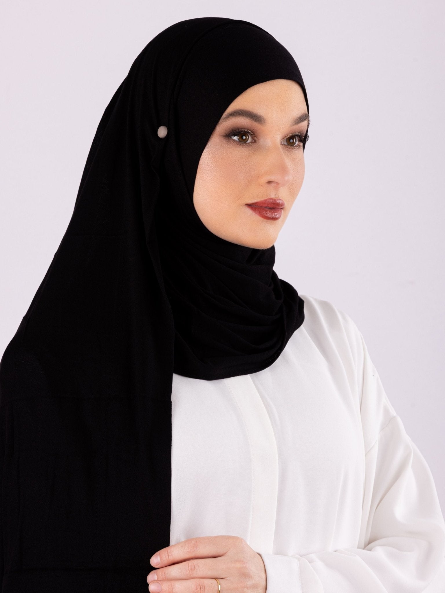 Easy To Wear Design | Moltte Signature Cotton | Black - MOLTTE