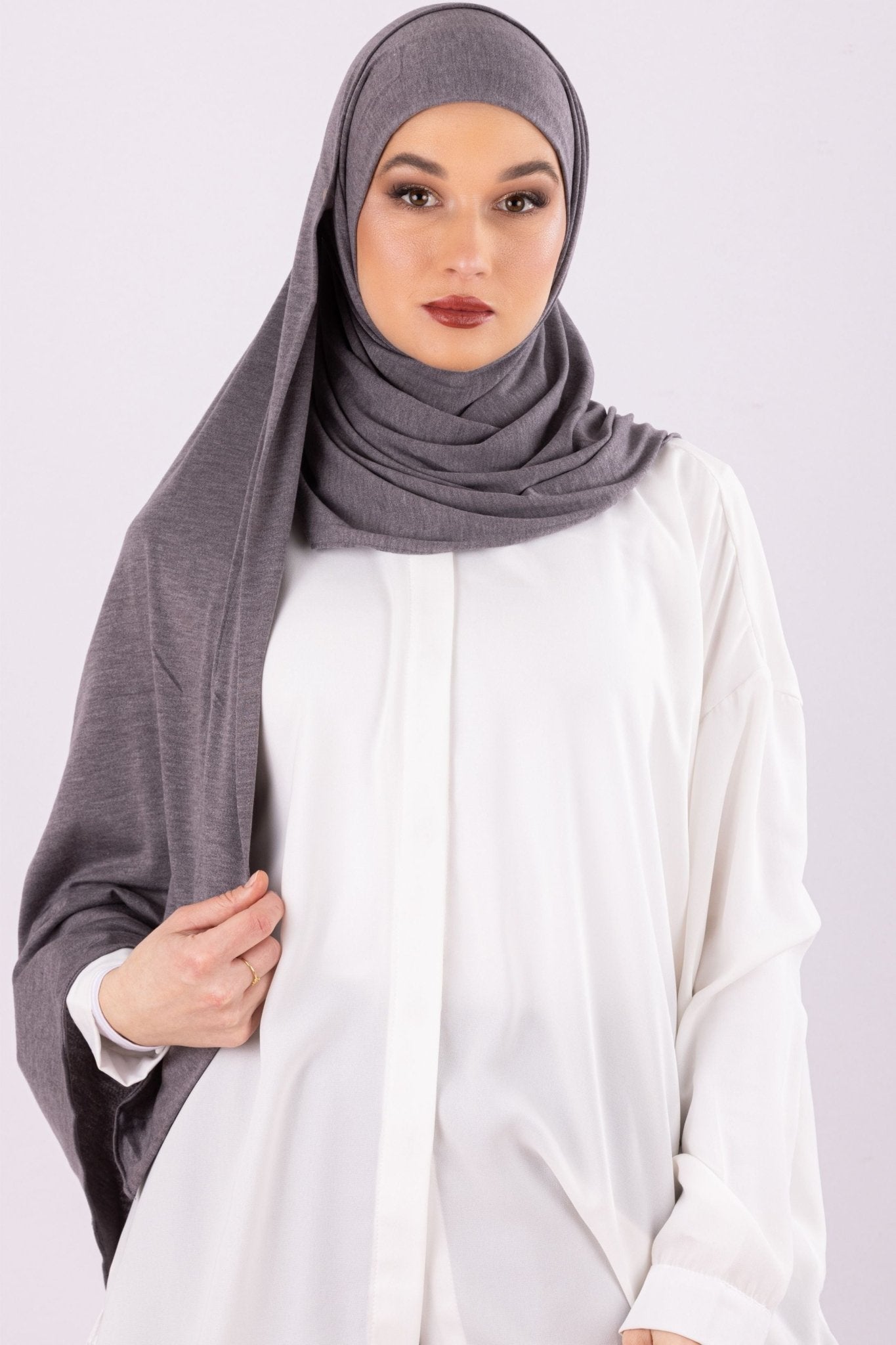 Easy To Wear Design | Moltte Signature Cotton | Stone Gray - MOLTTE
