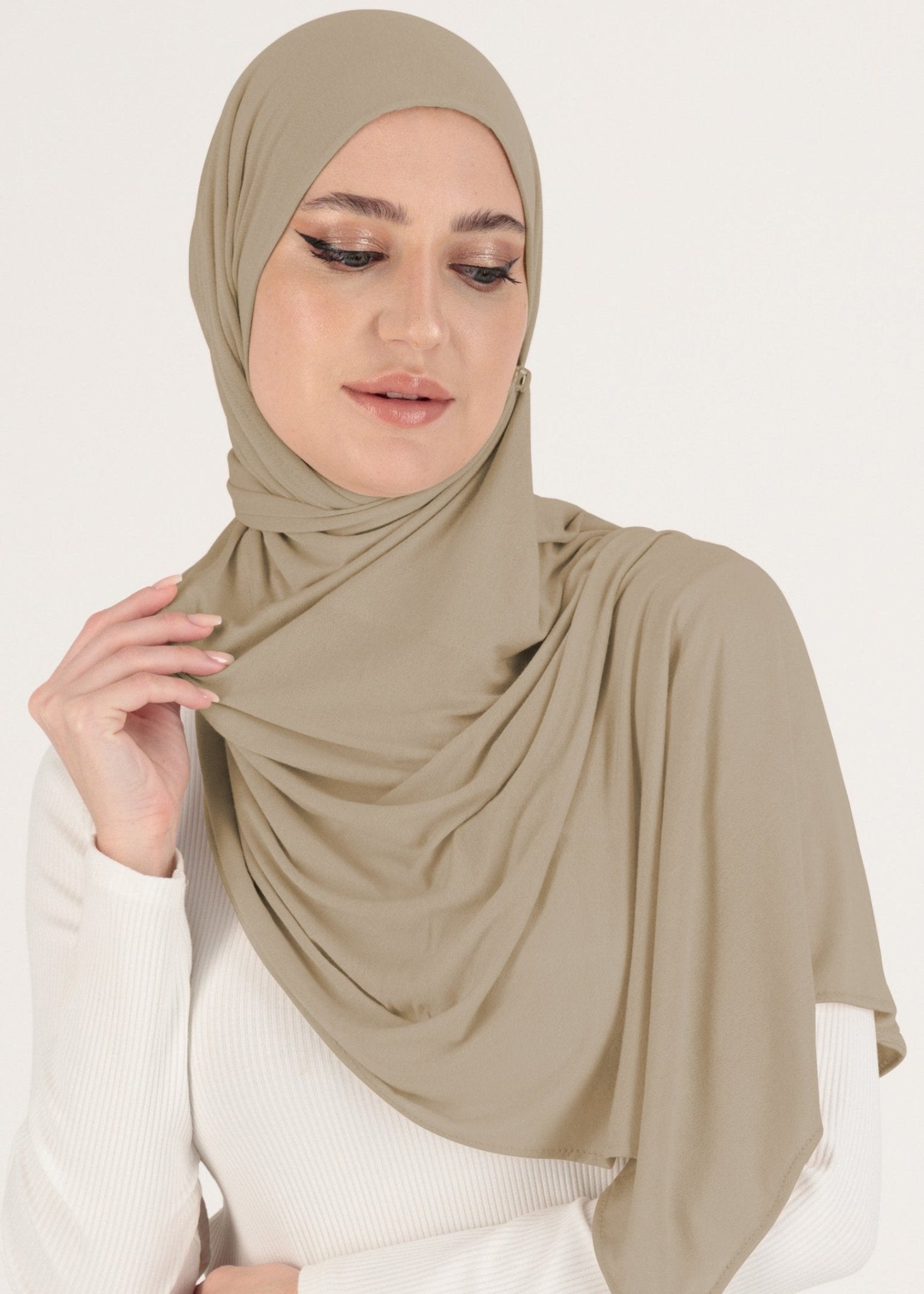 Italian Cotton | Stitched from Side | Light Beige - MOLTTE