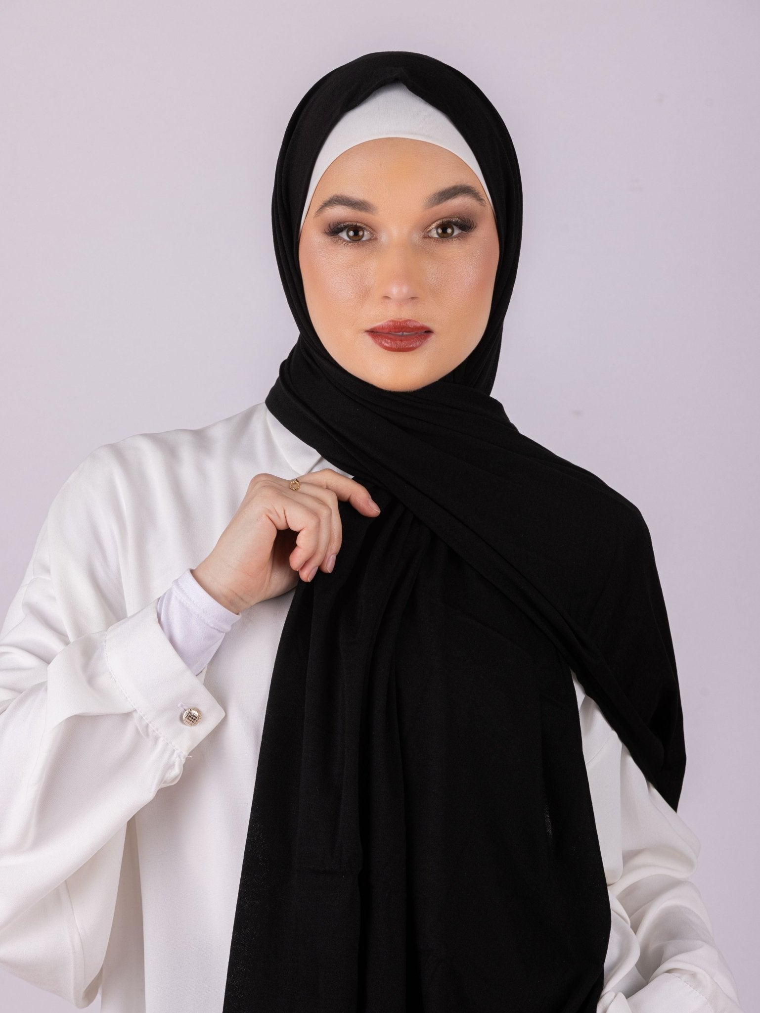 Plain Design | Moltte Signature Cotton | Black - MOLTTE