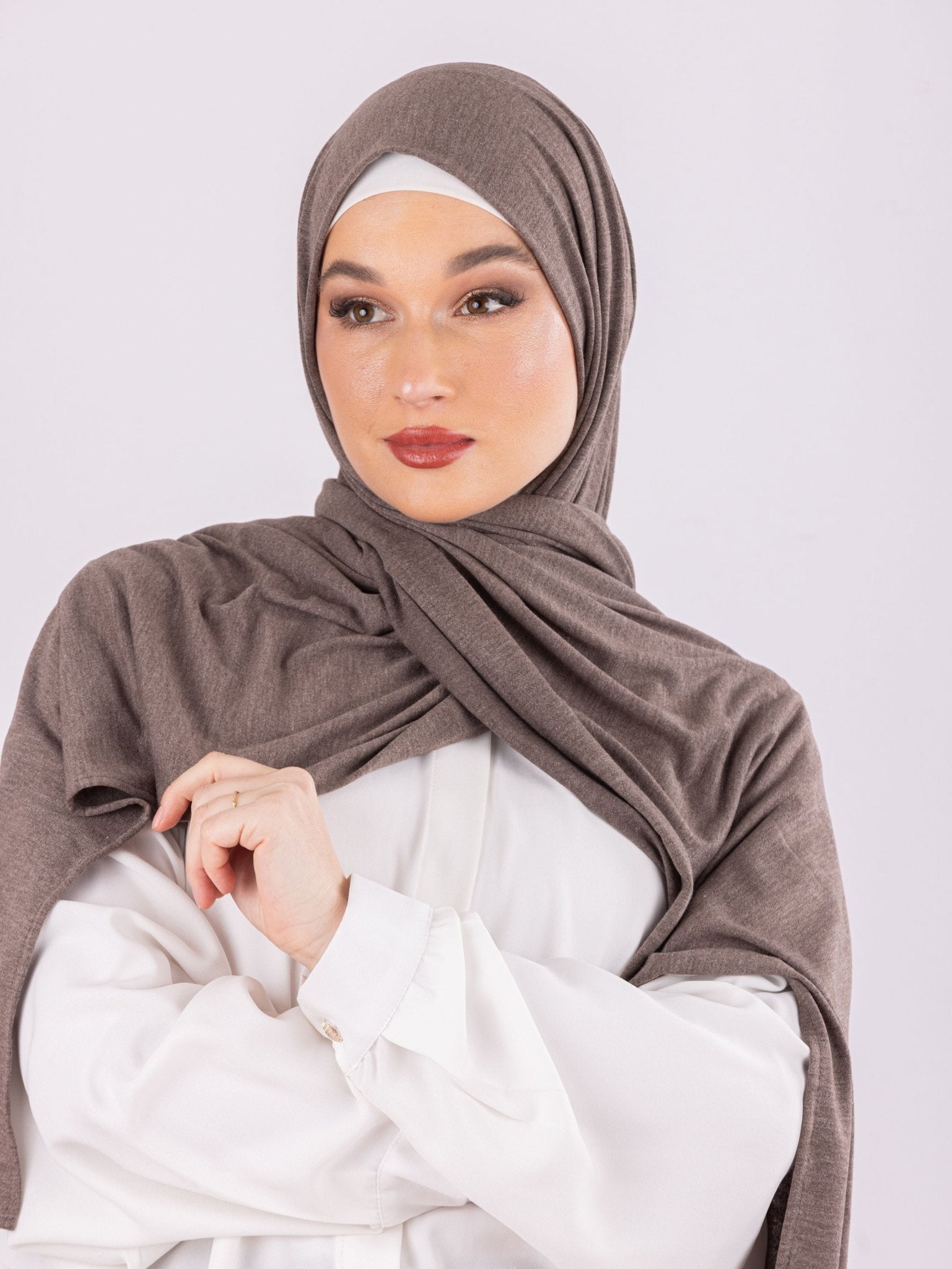 Plain Design | Moltte Signature Cotton | Dusty Rose Brown - MOLTTE