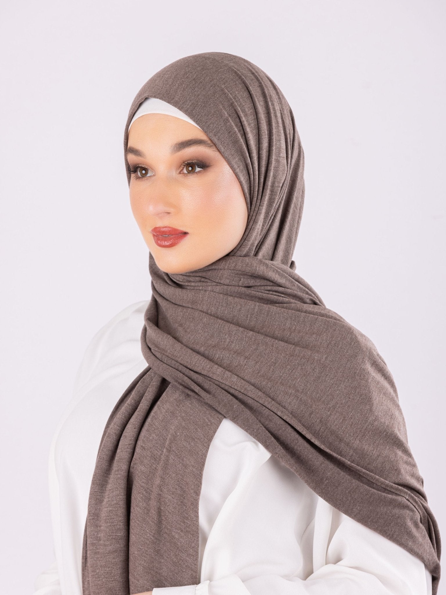 Plain Design | Moltte Signature Cotton | Dusty Rose Brown - MOLTTE