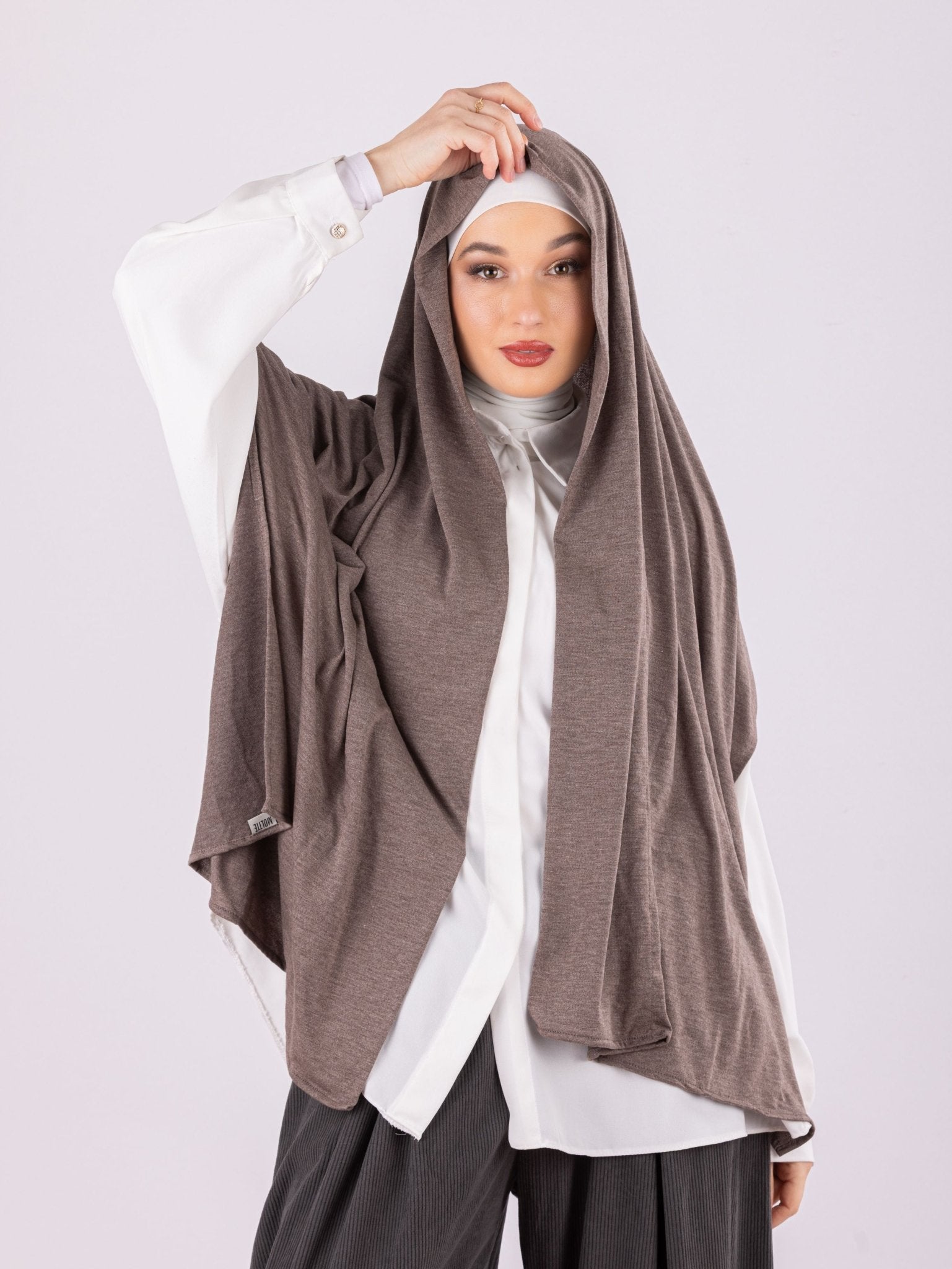 Plain Design | Moltte Signature Cotton | Dusty Rose Brown - MOLTTE