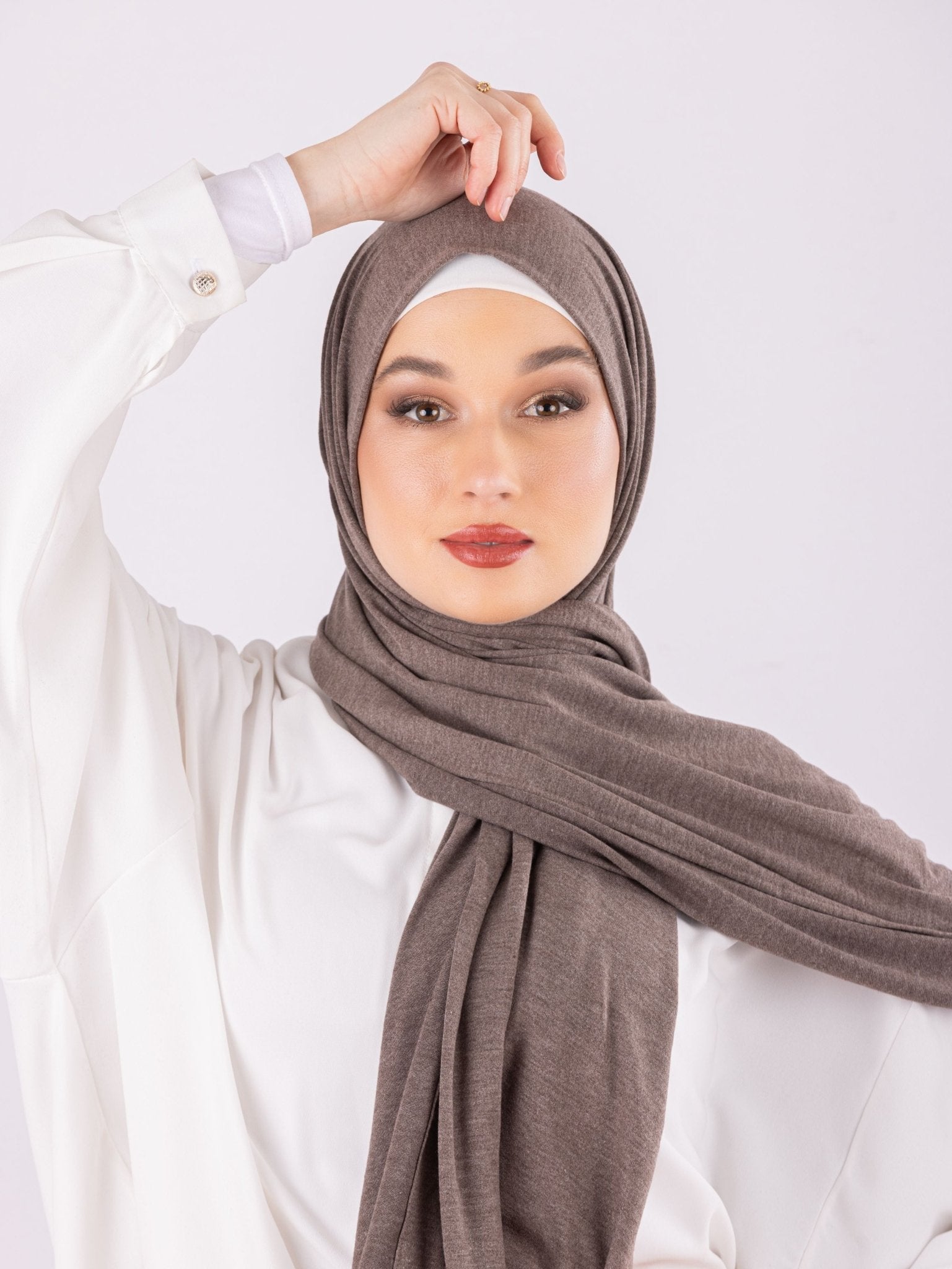 Plain Design | Moltte Signature Cotton | Dusty Rose Brown - MOLTTE