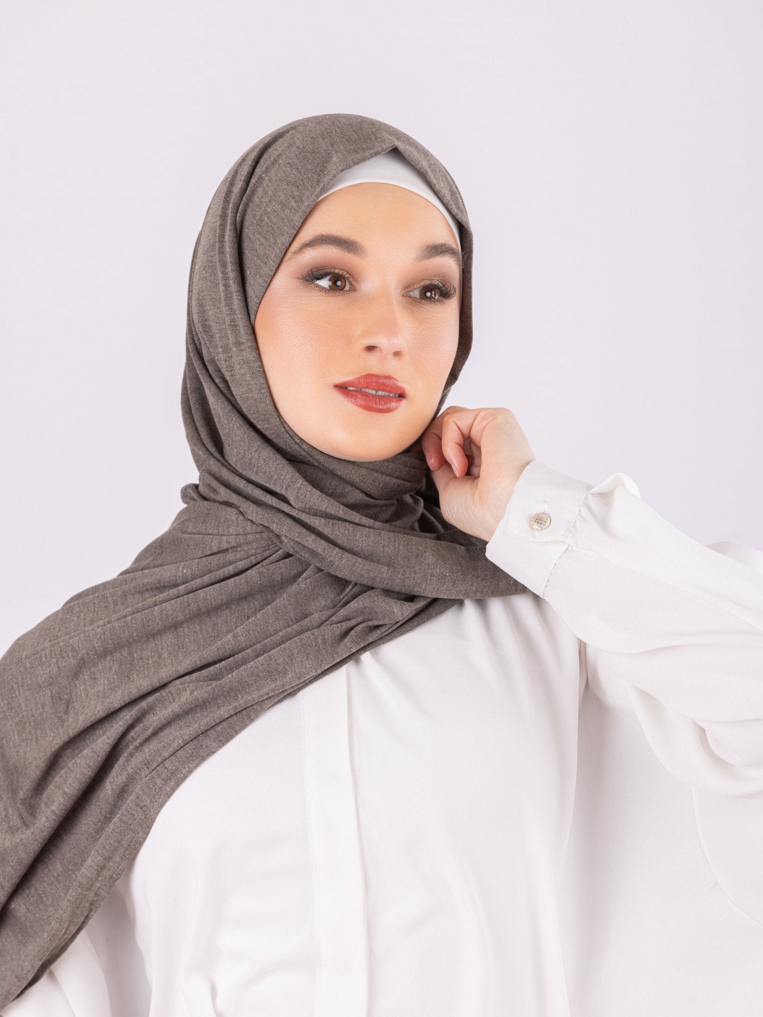 Plain Design | Moltte Signature Cotton | Grayish Green - MOLTTE