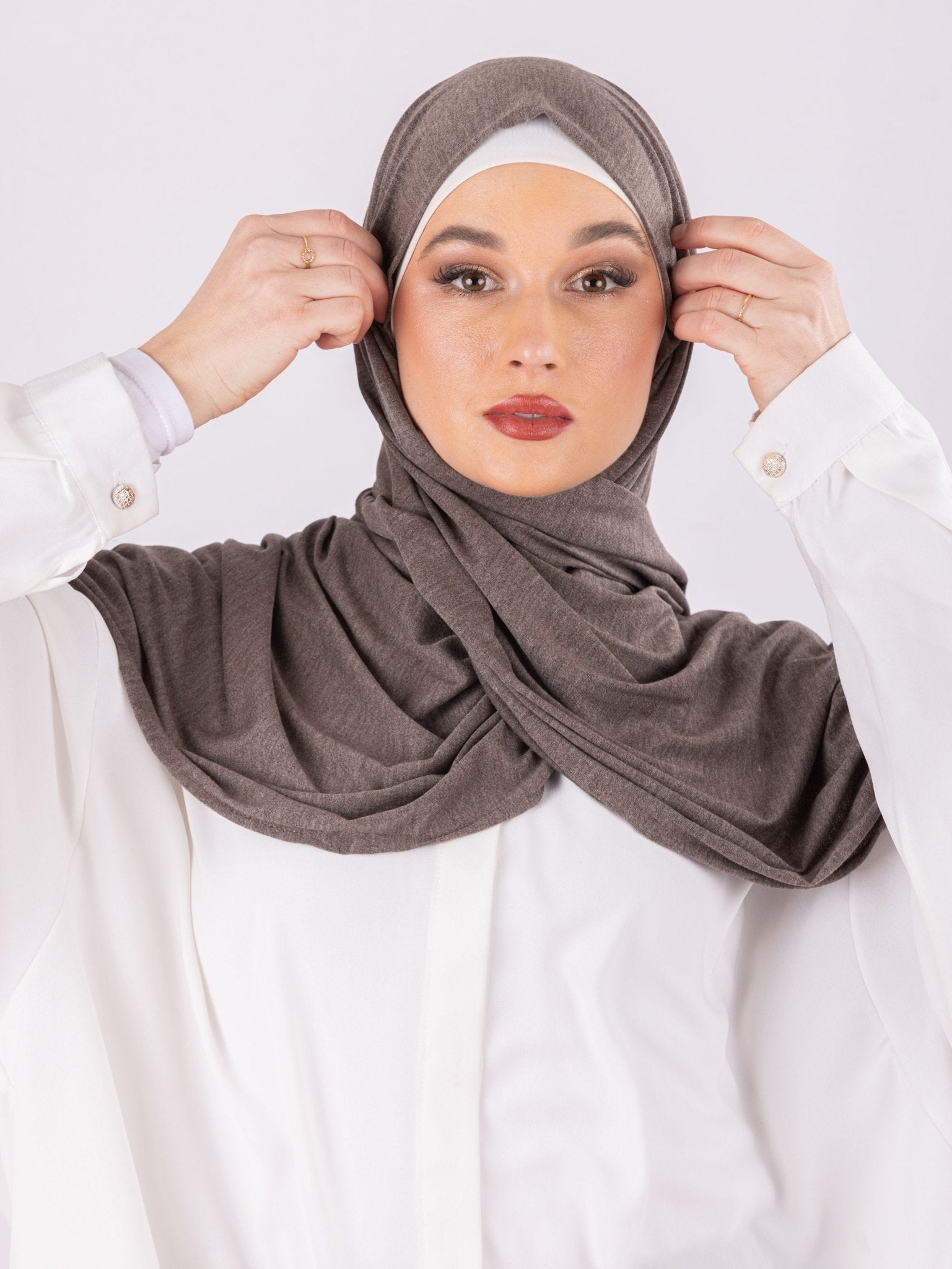 Plain Design | Moltte Signature Cotton | Grayish Taupe - MOLTTE