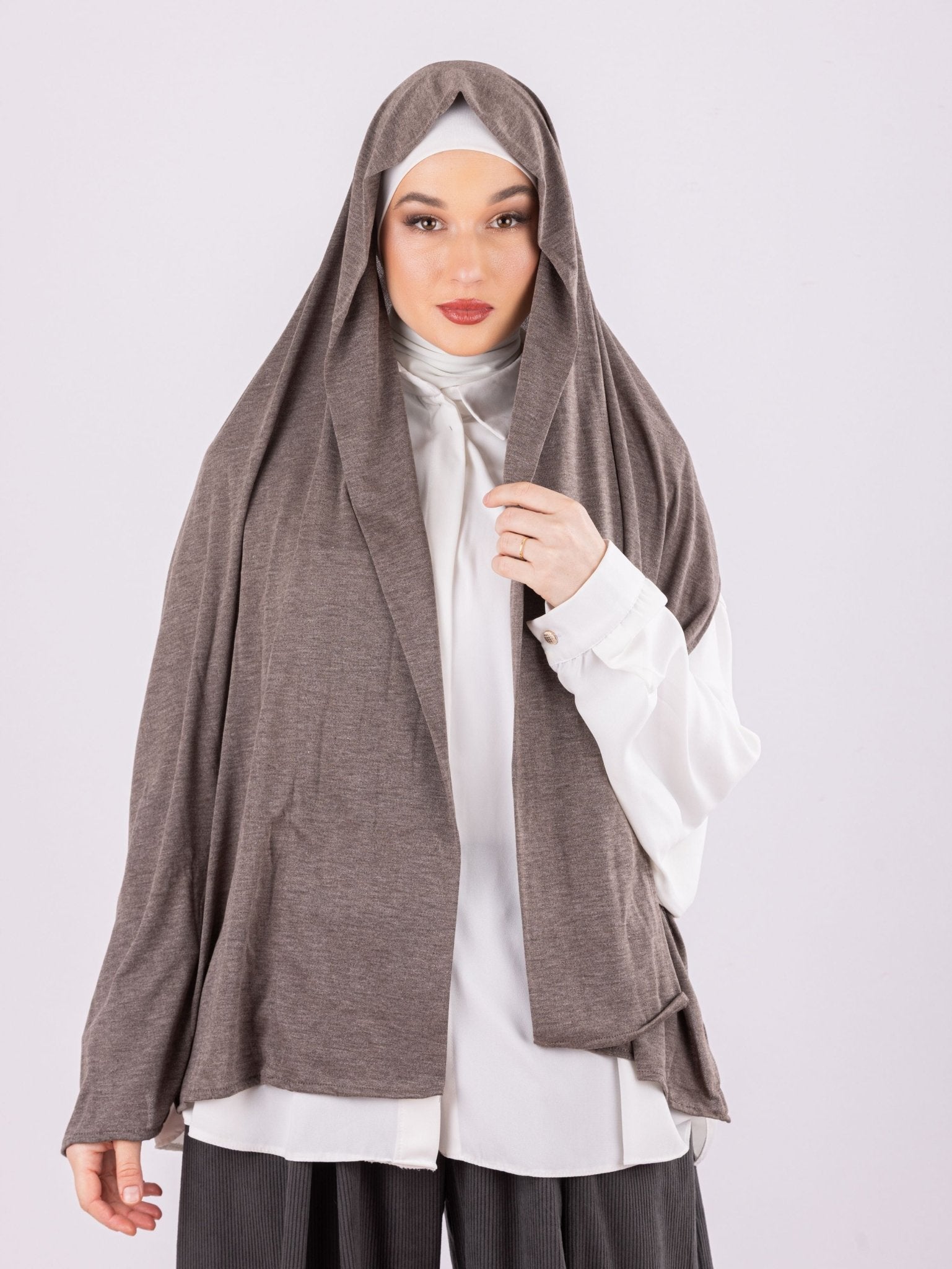 Plain Design | Moltte Signature Cotton | Grayish Taupe - MOLTTE