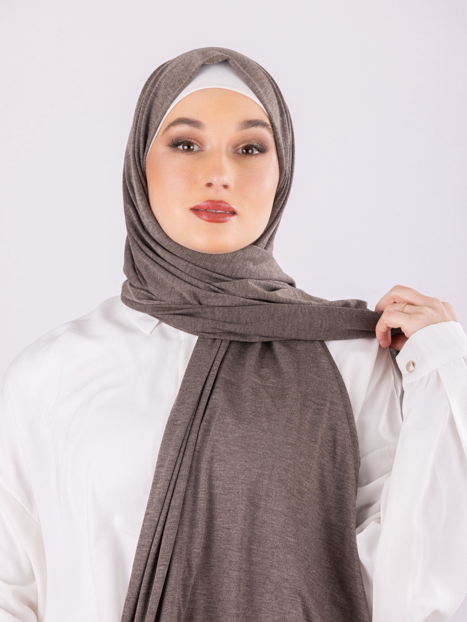 Plain Design | Moltte Signature Cotton | Grayish Taupe - MOLTTE
