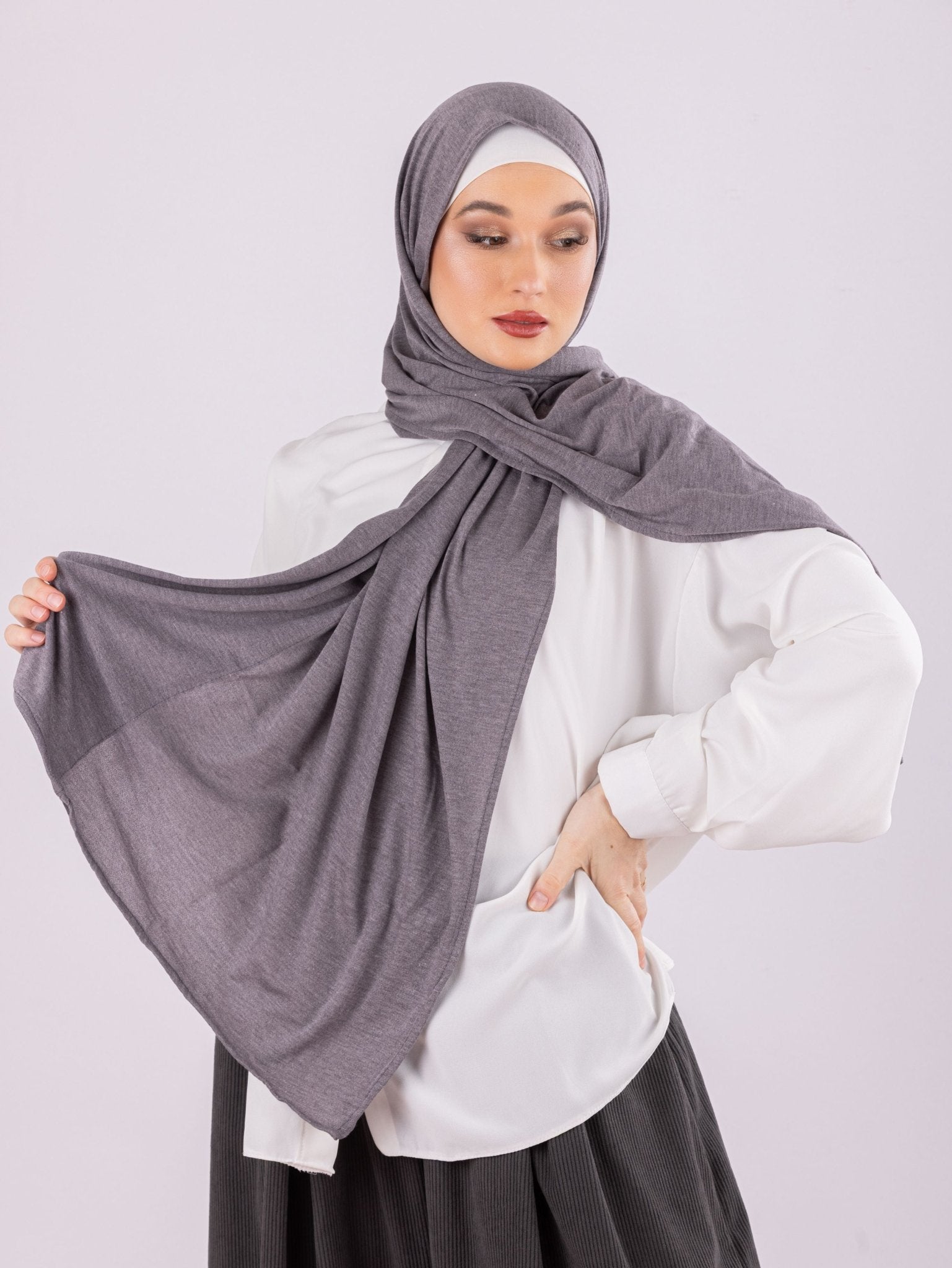 Plain Design | Moltte Signature Cotton | Stone Gray - MOLTTE