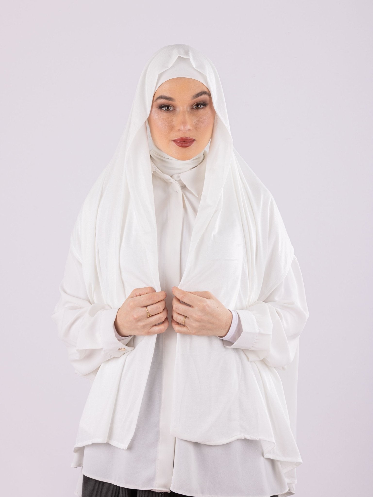 Plain Design | Moltte Signature Cotton | White - MOLTTE