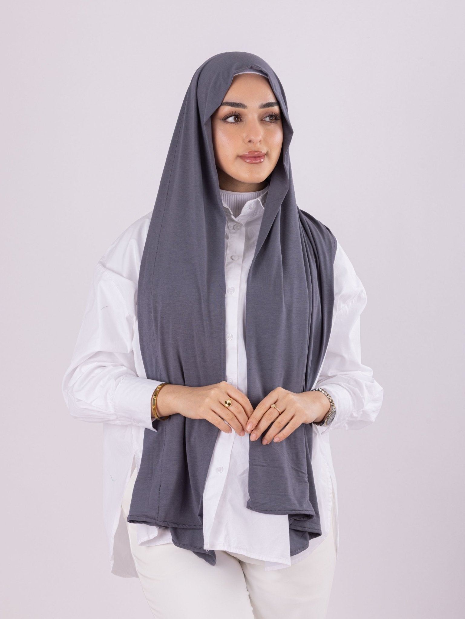 Plain Design | Spanish Cotton | Charcoal Purple - MOLTTE