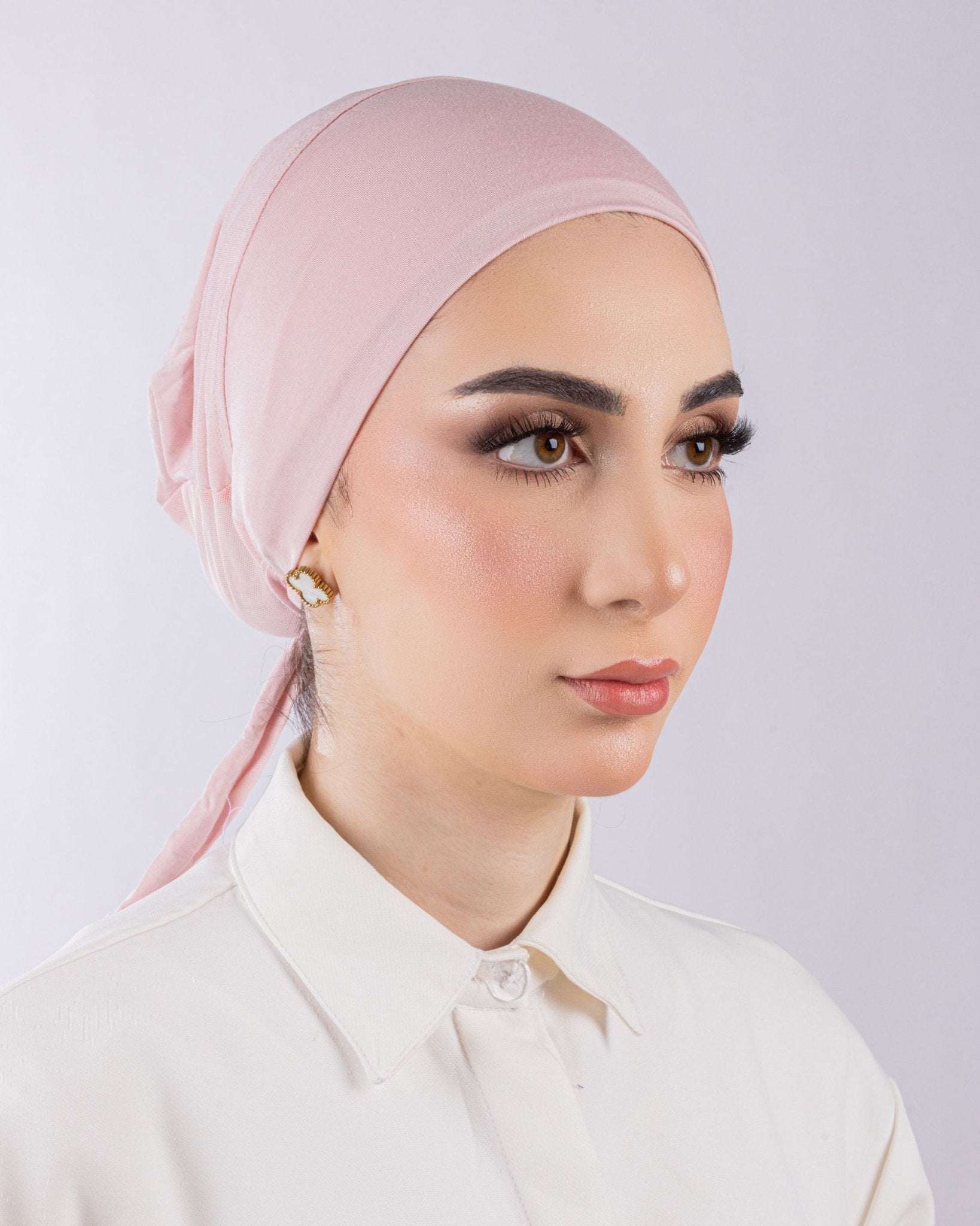 Tie Mesh Undercap | Light Pink - MOLTTE