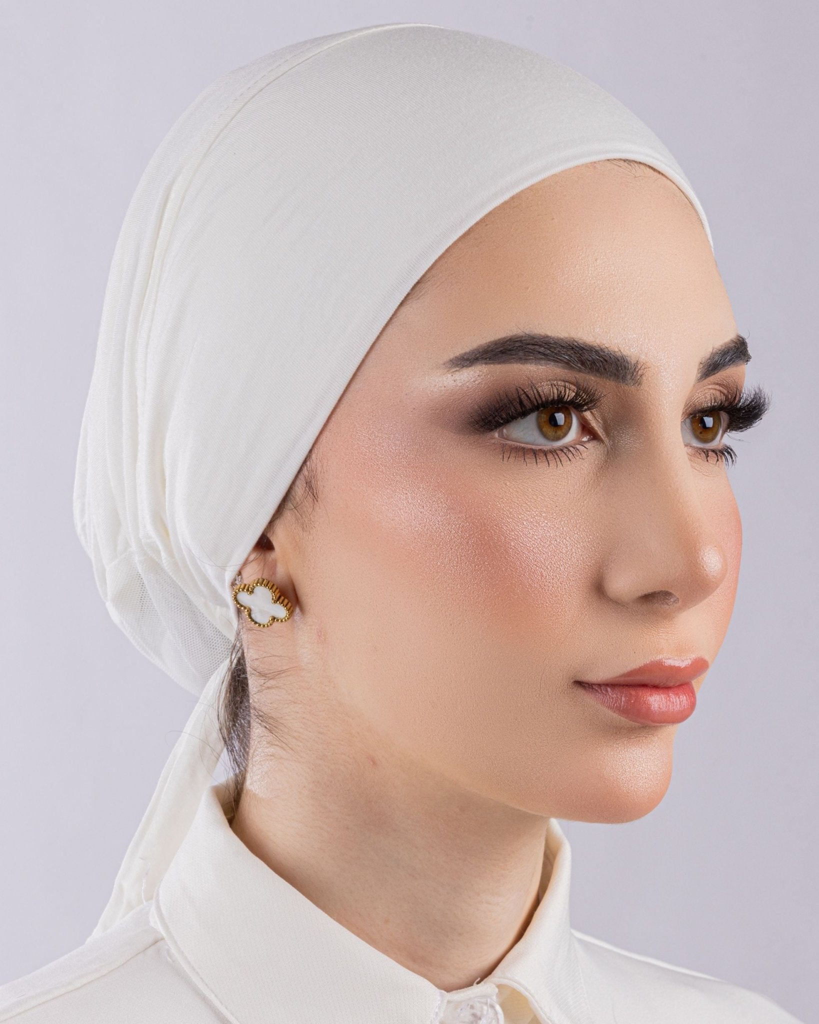Tie Mesh Undercap | Off White - MOLTTE