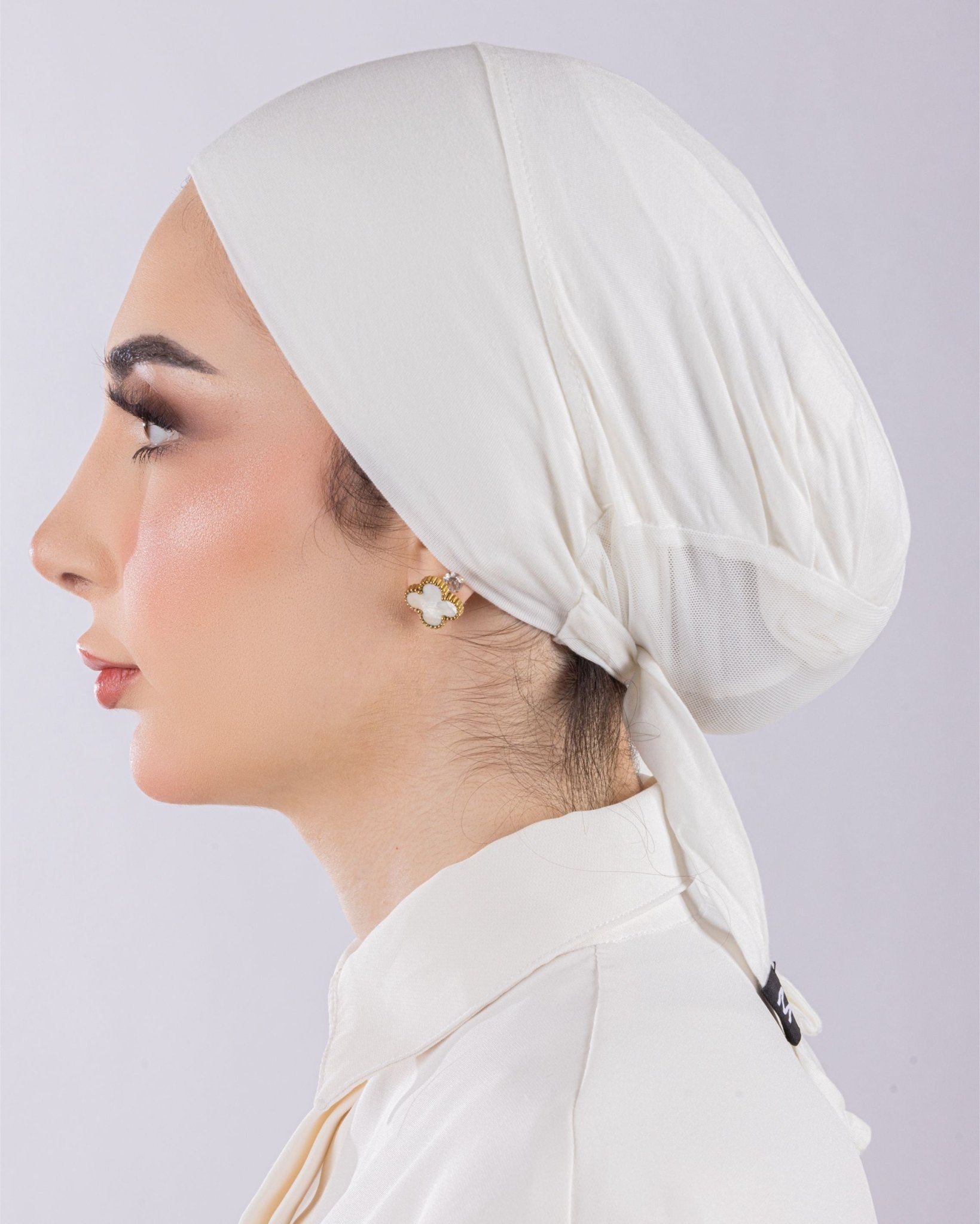 Tie Mesh Undercap | Off White - MOLTTE