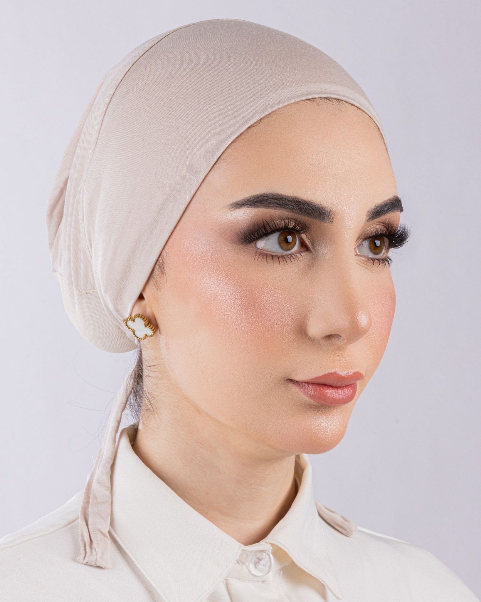 Tie Mesh Undercap | Warm Beige - MOLTTE