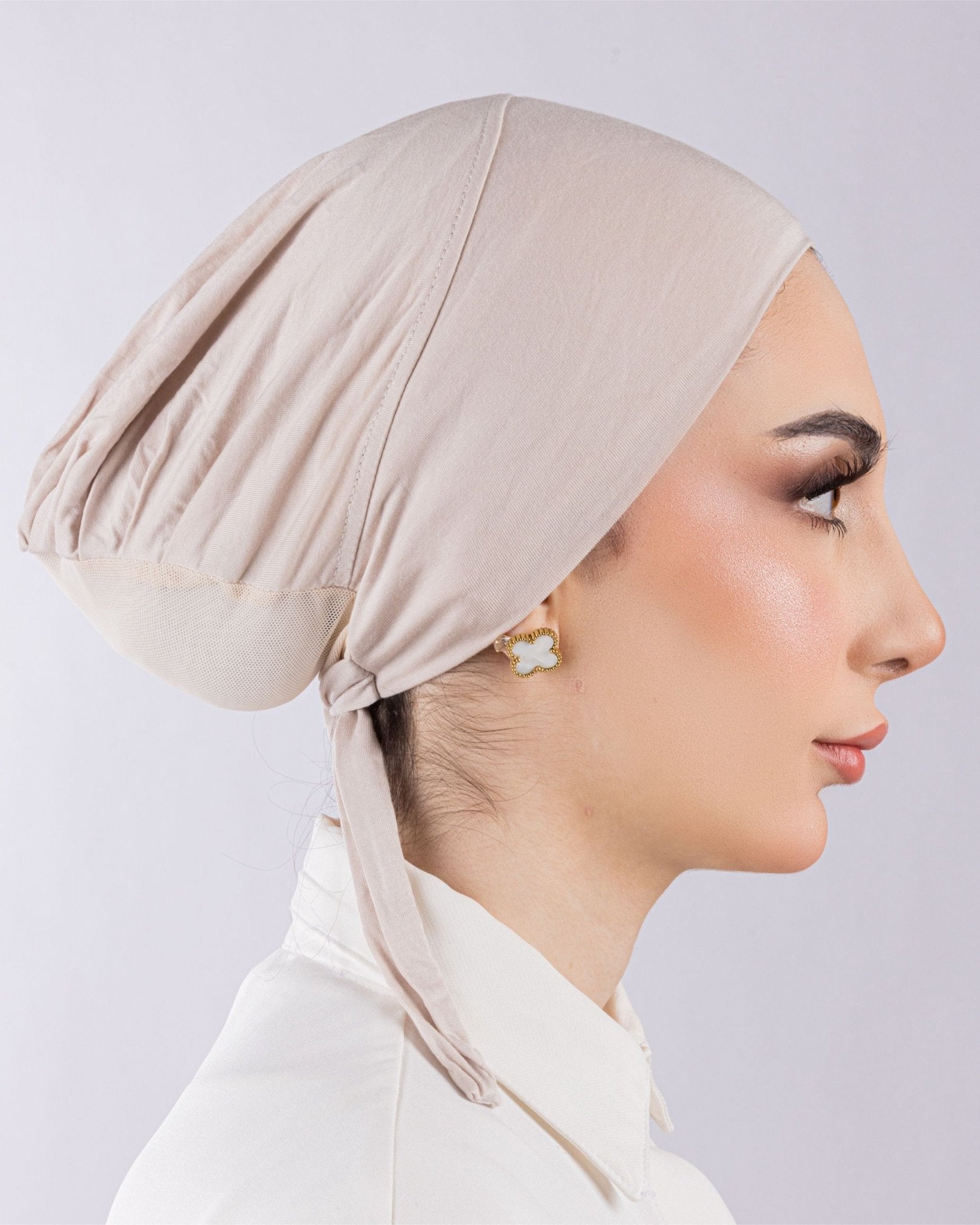 Tie Mesh Undercap | Warm Beige - MOLTTE