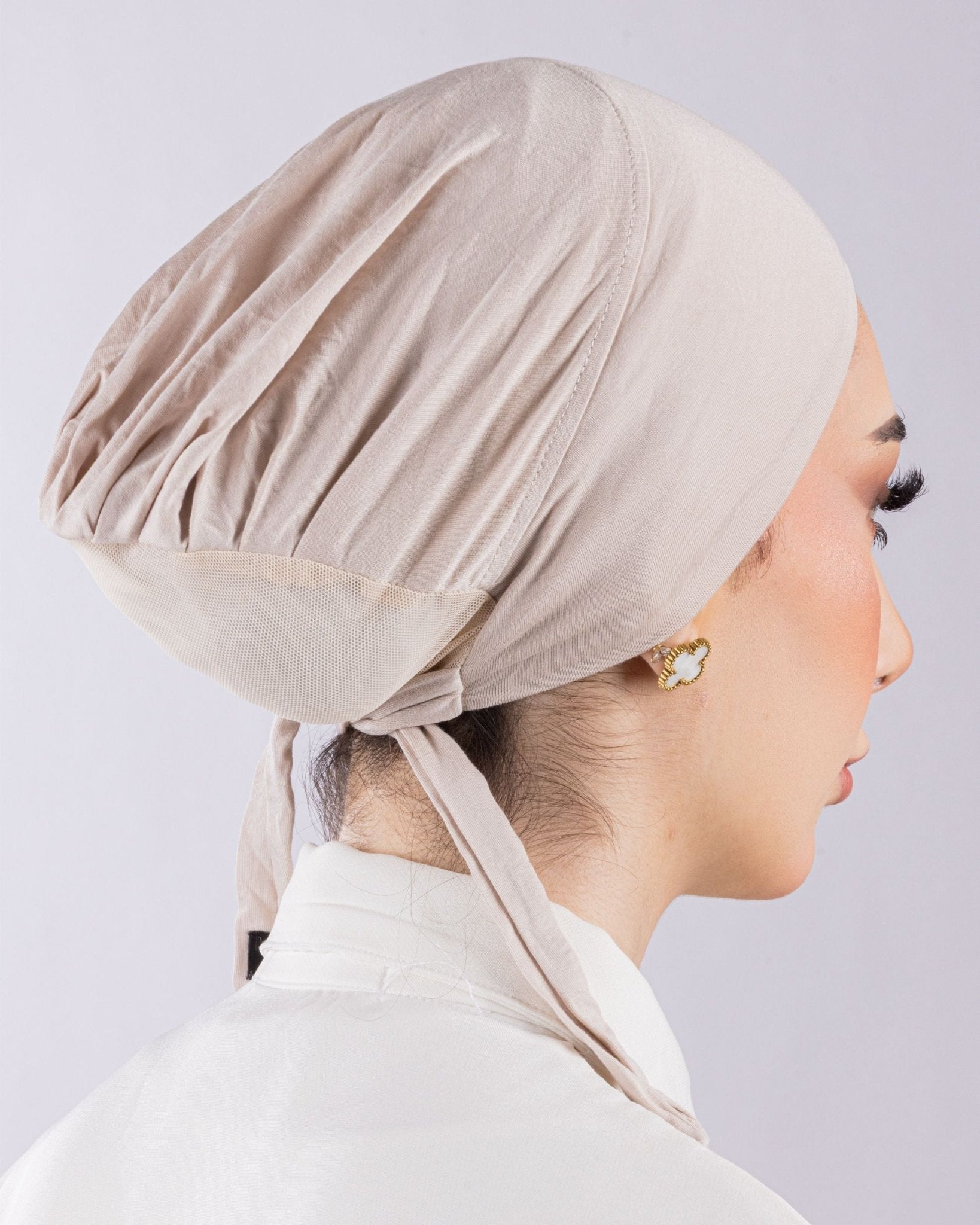 Tie Mesh Undercap | Warm Beige - MOLTTE