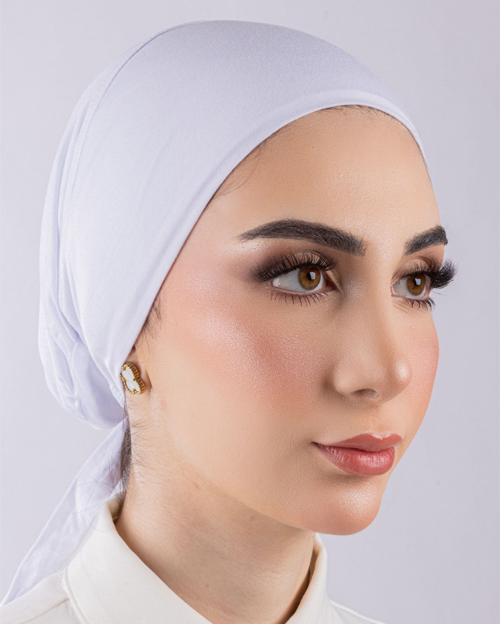 Tie Mesh Undercap | White - MOLTTE