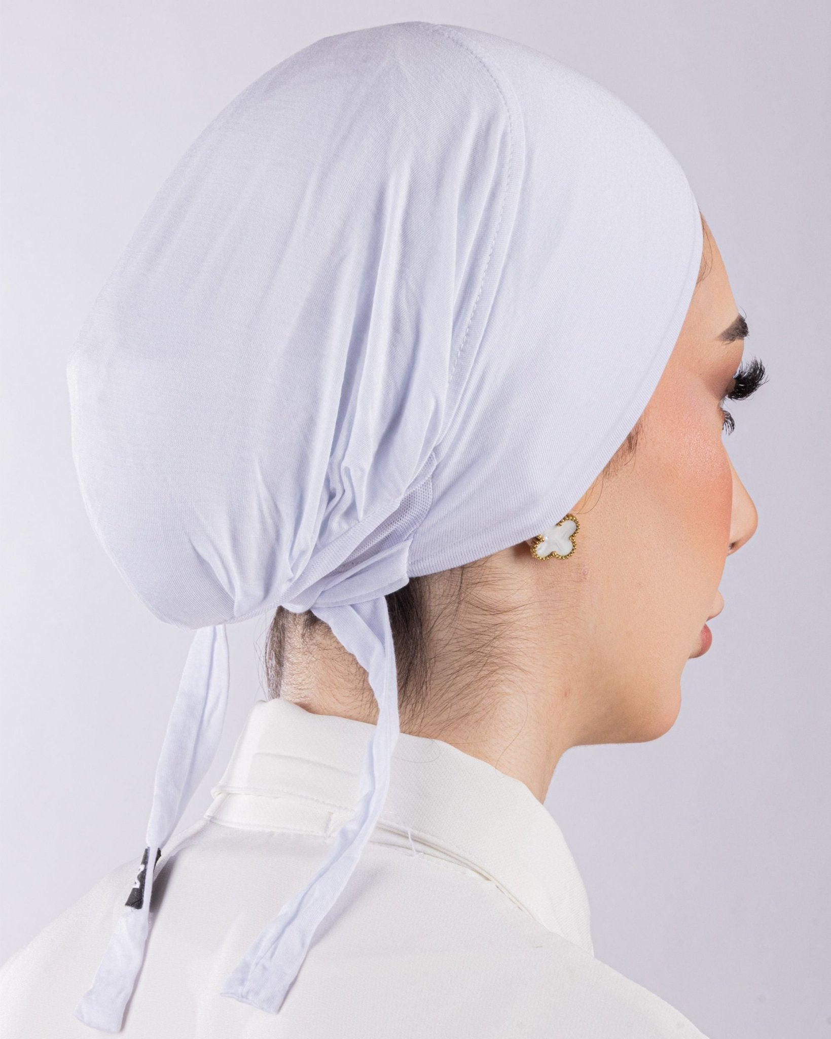 Tie Mesh Undercap | White - MOLTTE