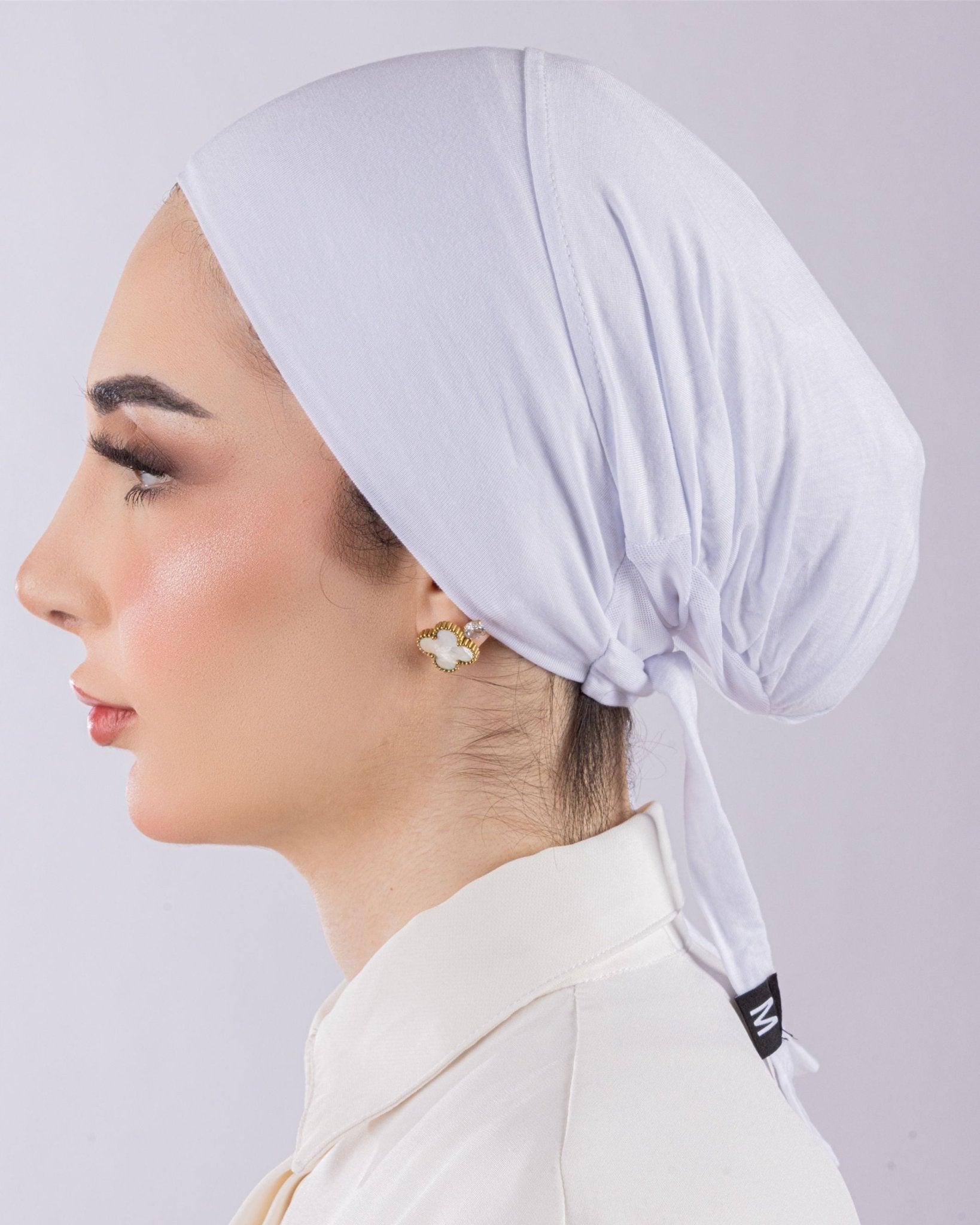 Tie Mesh Undercap | White - MOLTTE