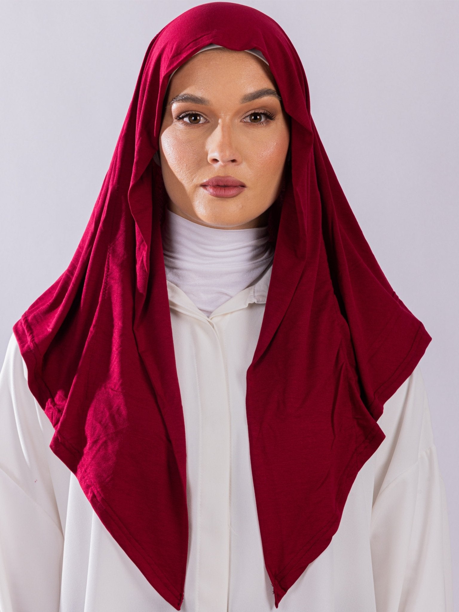 Triangular Design | Spanish Cotton | Burgundy - MOLTTE
