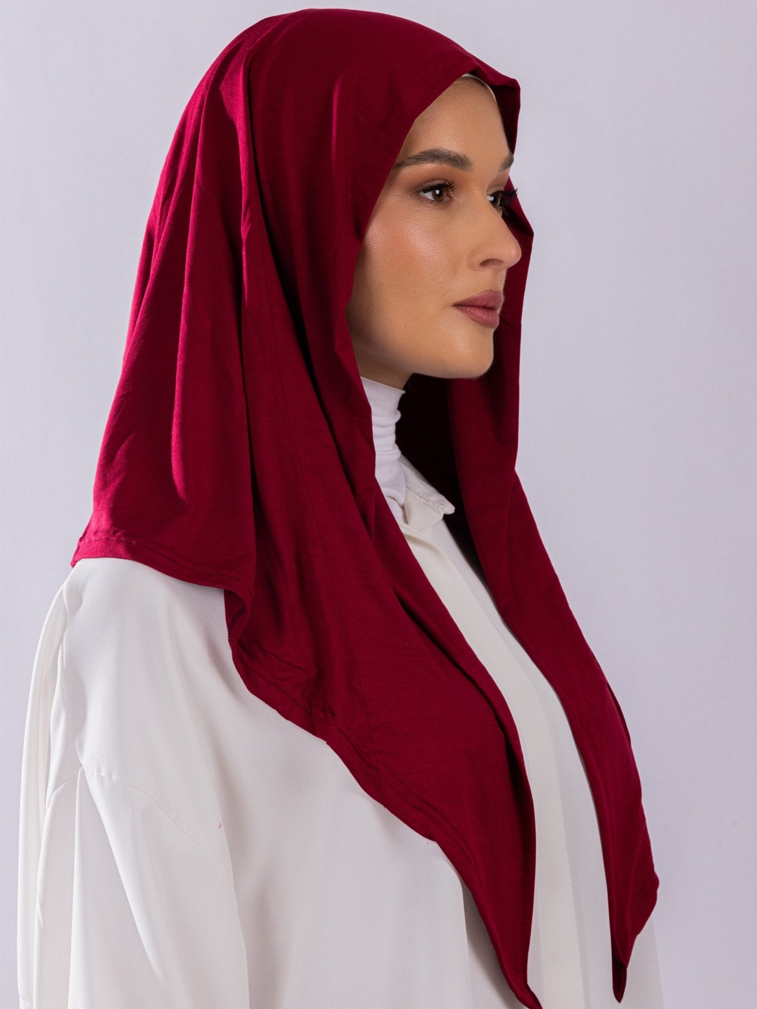 Triangular Design | Spanish Cotton | Burgundy - MOLTTE