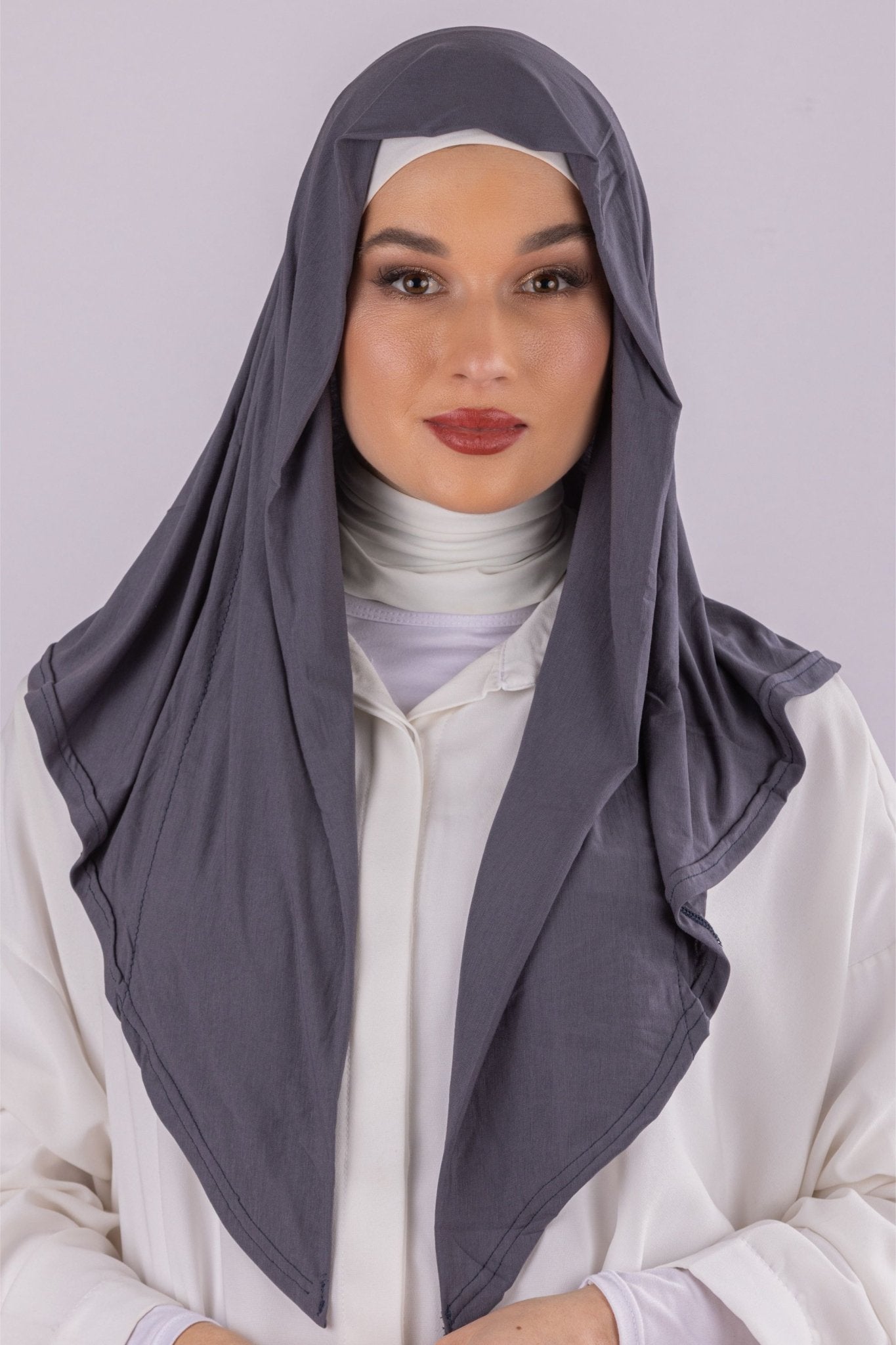 Triangular Design | Spanish Cotton | Charcoal Purple - MOLTTE