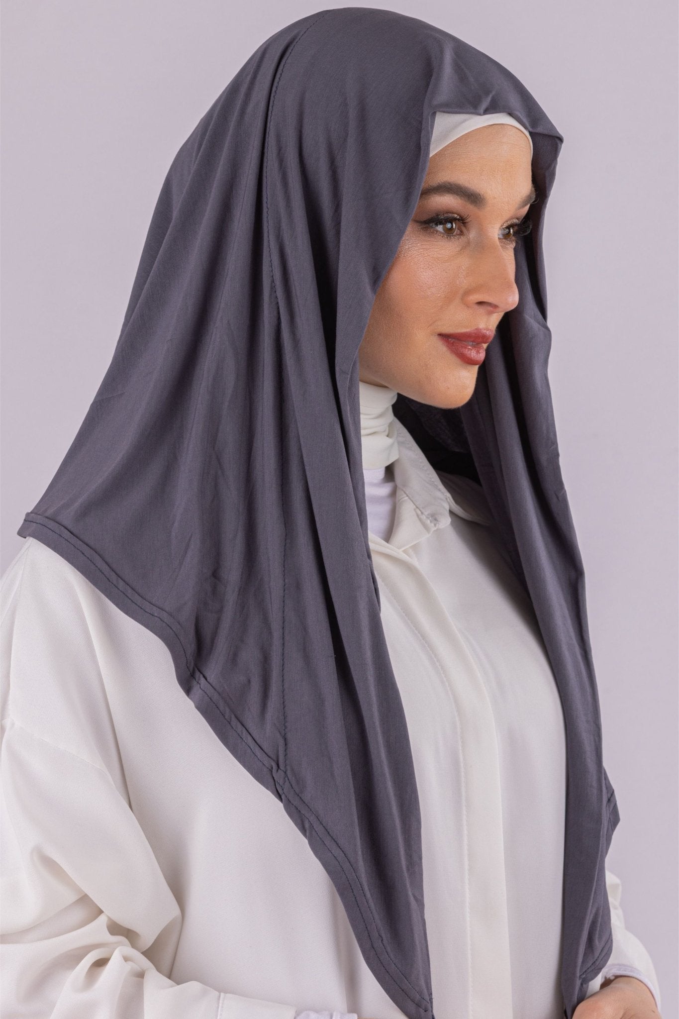 Triangular Design | Spanish Cotton | Charcoal Purple - MOLTTE