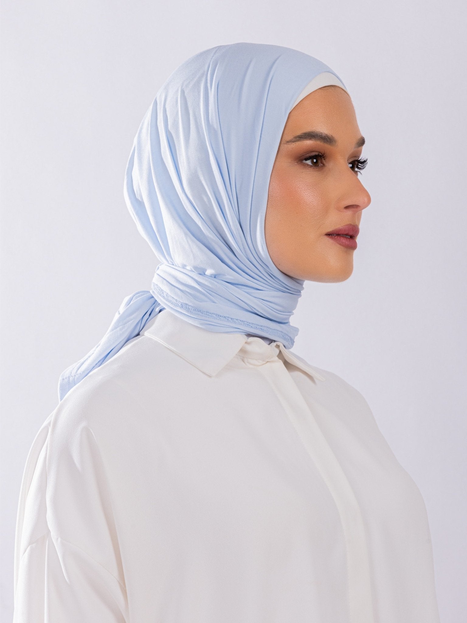 Triangular Design | Spanish Cotton | Light Blue - MOLTTE