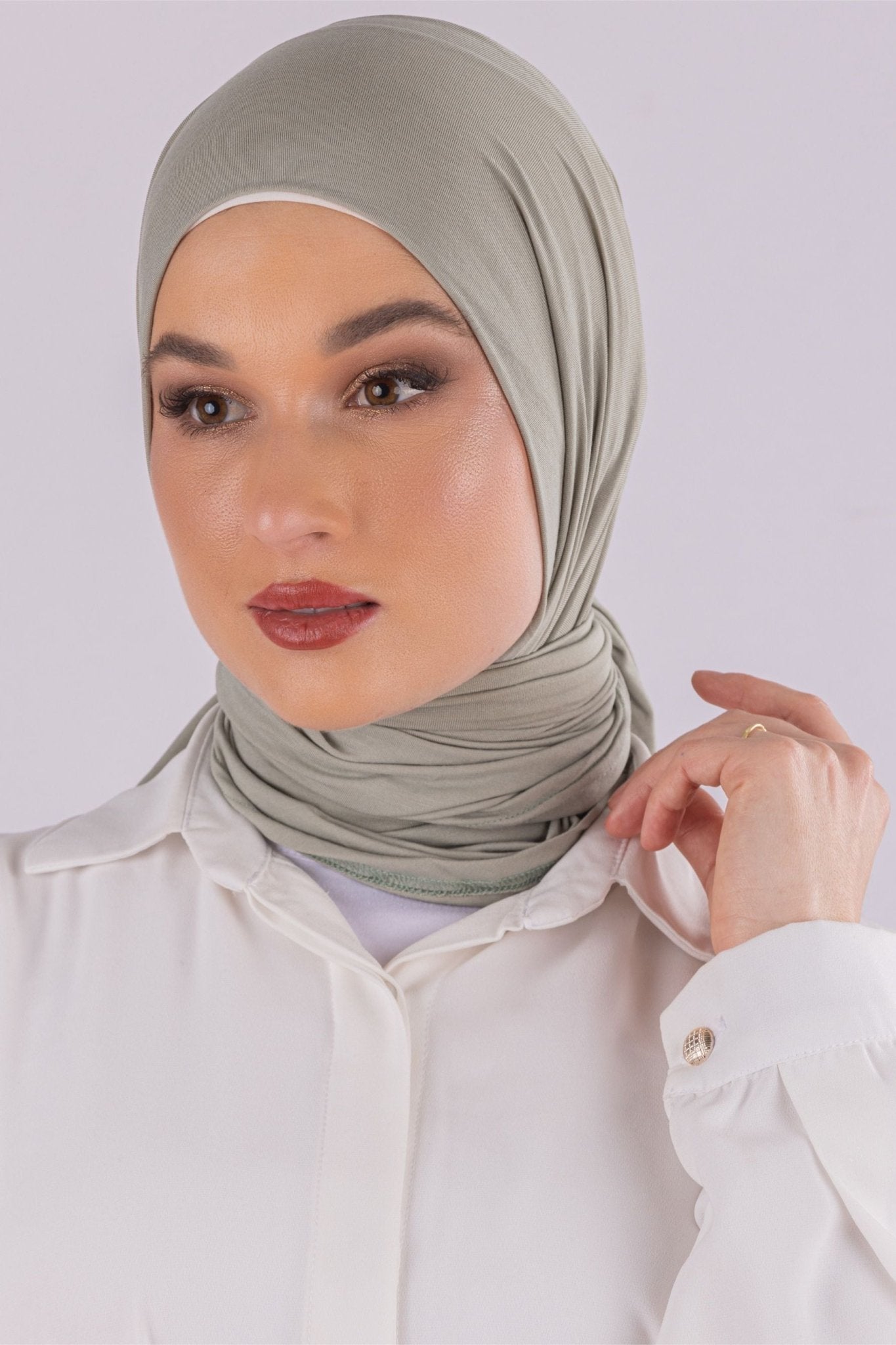 Triangular Design | Spanish Cotton | Moss Gray - MOLTTE