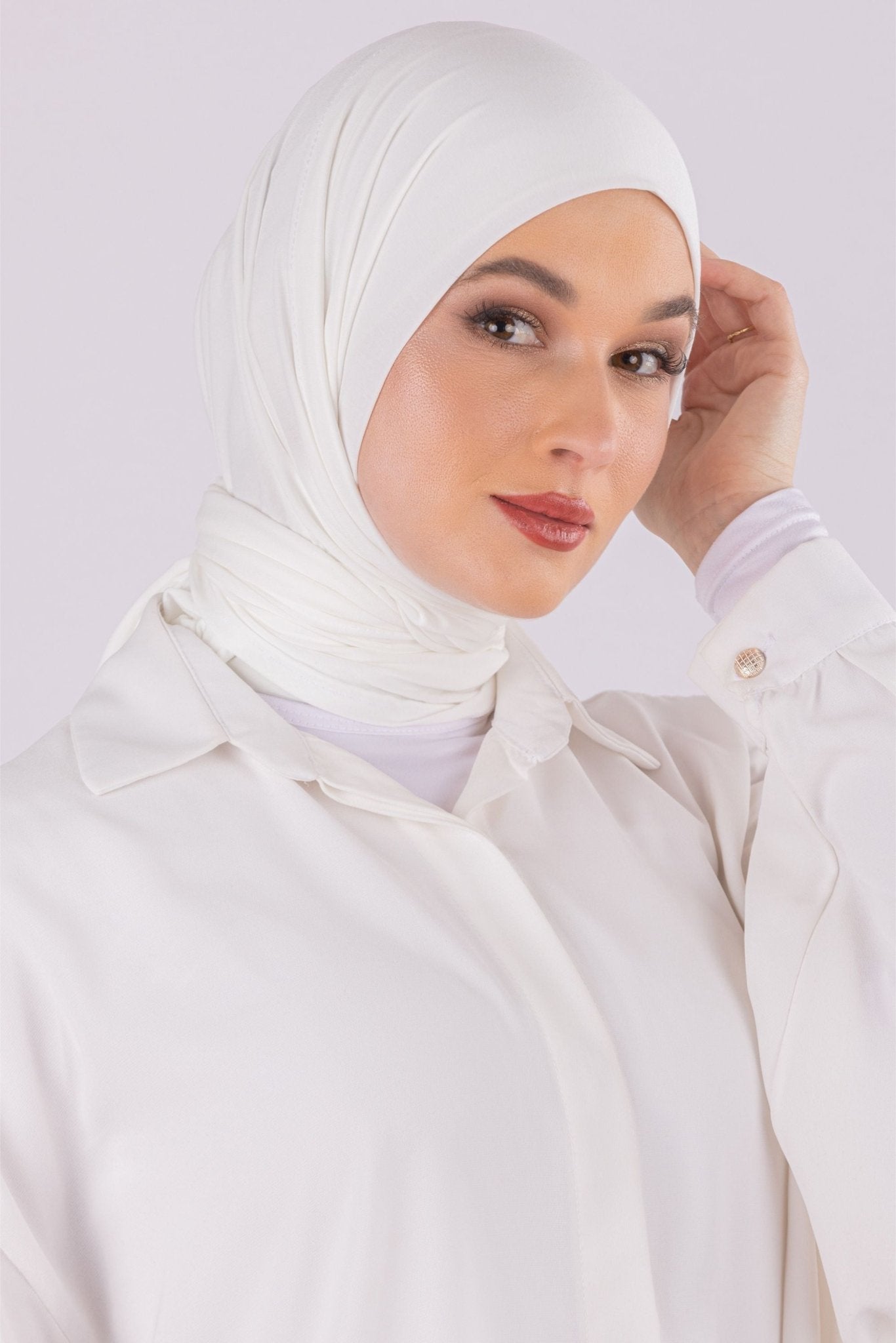 Triangular Design | Spanish Cotton | Off White - MOLTTE