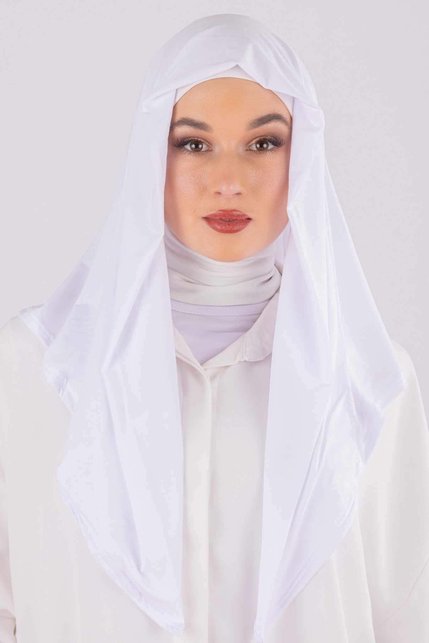 Triangular Design | Spanish Cotton | White - MOLTTE