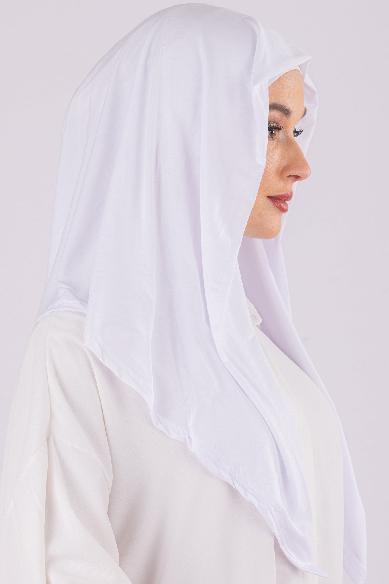 Triangular Design | Spanish Cotton | White - MOLTTE